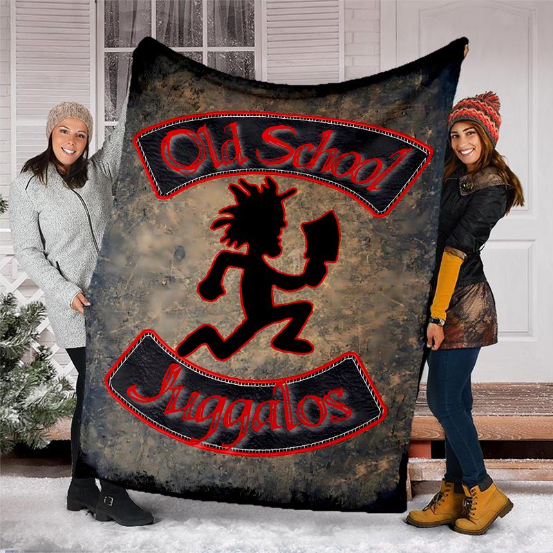 Insane Clown Posse Juggalo Faygo printed throw blanket—soft,warm;versatile blanket for all seasons—perfect as &air-conditioning throw,nap blanket