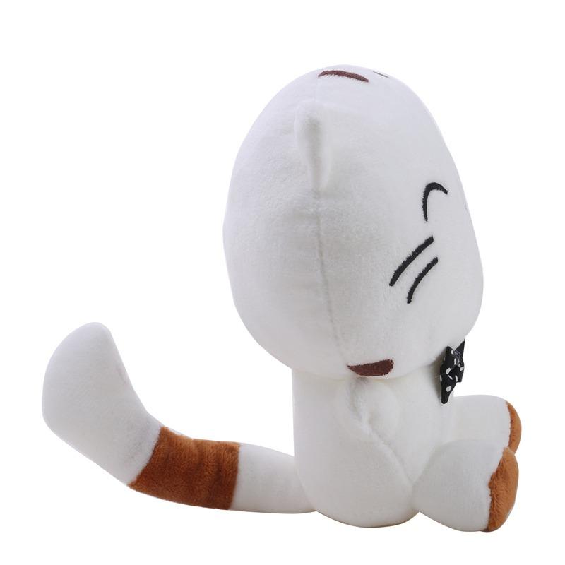 20cm Children's Cute Big Face Bow Tie Cat Plush Toy Doll Soothing Doll Doll Pillow Baby Favorite Birthday Gift Plush Animals