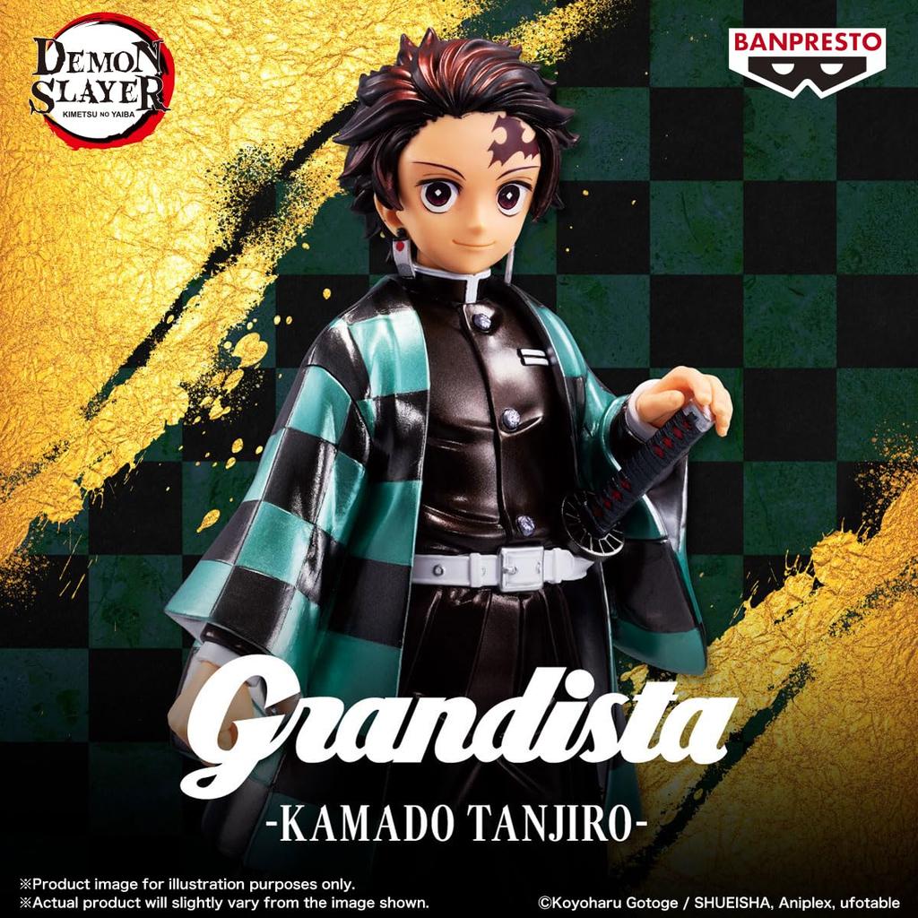 Banpresto Tanjiro Kamado Demon Slayer Collectible Figure Kimetsu no Yaiba Grandista Special Color Version 24cm Multicolor Perfect for Anime Fans -