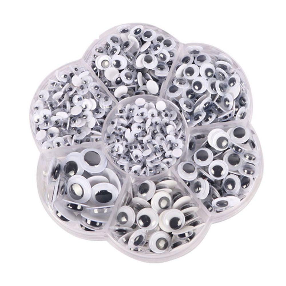 Crafting Doll Self-adhesive Moving Eyes Self-Adhesive Wiggle Eyes Plush Toys Eyes Plush Toys Eyes