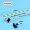 RC Model Boat Shaft Kit 4mm Left/ Right Flexible Axle+Drive Dog + Gasket+3 Blades Proprller + Prop Nut + Brass Tube For RC Boat