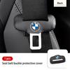 BBIX7 Leather Car Seat Belt Buckle Plug Protector Anti-Scratch Clip For BMW G30 G20 M3 M5 E91 E92 E93 E36 E70 X3 X4 X5 X1 E39 F30