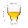 Japanese Style 140ml Striped Heat Resistant Glass Tea Mug Home High Borosilicate Kungfu Tea Cup Tea Set Accessories