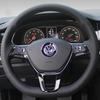 Чехол на руль автомобиля из искусственной кожи для Volkswagen VW Golf 7 Mk7 Touran Up Новый Polo Jetta Passat B8 Tiguan Аксессуары