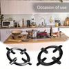 1pc Stove Gas Ring Pot Reducer Coffee Ring Bracket Burner Grate Rack Frying Pan Cast Iron Stove