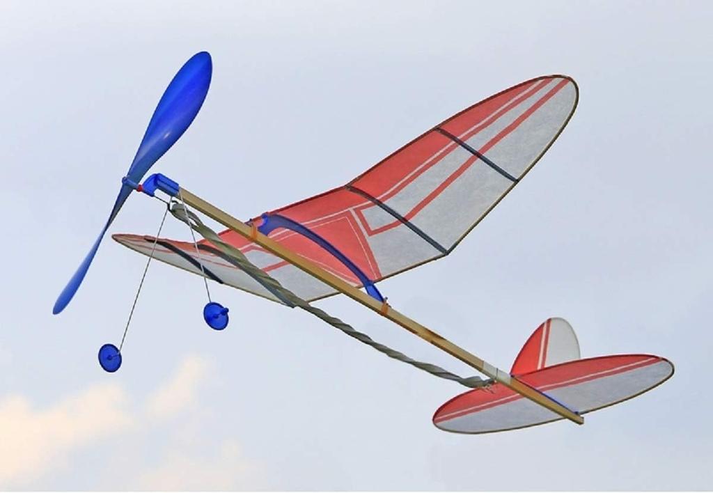 Studio Mid Bag Light Plane A Class Pegasus Rubber Powered Model Airplane Kit LP-04