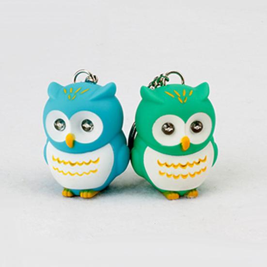 Брелок со светодиодной подсветкой и звуком, рождественский детский креативный подарок