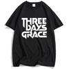 THREE DAYS GRACE Band mens 100cotton Tshirt hiphop regular style Mens Womens oversized Y2K Tee Casual Loose Outdoor Street
