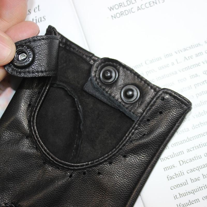 Летние водительские перчатки из натуральной кожи, женские, из овчины, тонкие, для езды на мотоцикле, на все пальцы, модные, ажурные, без подкладки