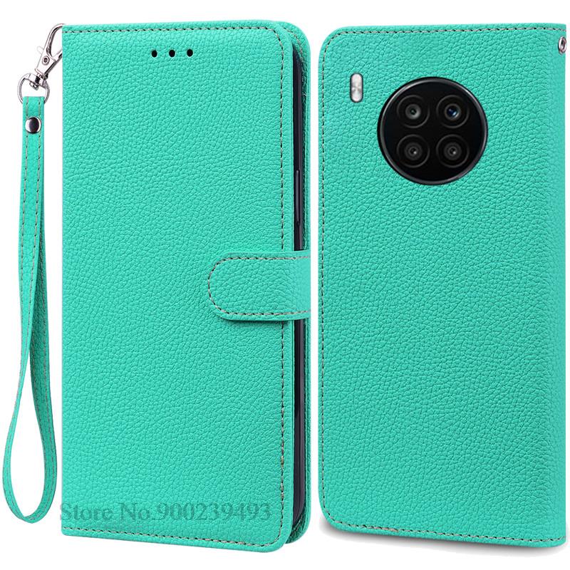 Чехол для Honor 50 Lite NTN-L22 NTN-LX1 NTN-LX3 кожаный чехол-книжка с откидной крышкой для Huawei Honor 50 Lite чехол для телефона Fundas