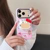 Чехол с магнитным держателем в виде мультяшного кота для iPhone 17/16 Pro Max/15 Pro
