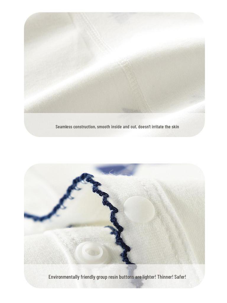 Baby Romper – Pure Cotton Newborn Spring/Autumn Base Layer Pajamas Crawling Suit