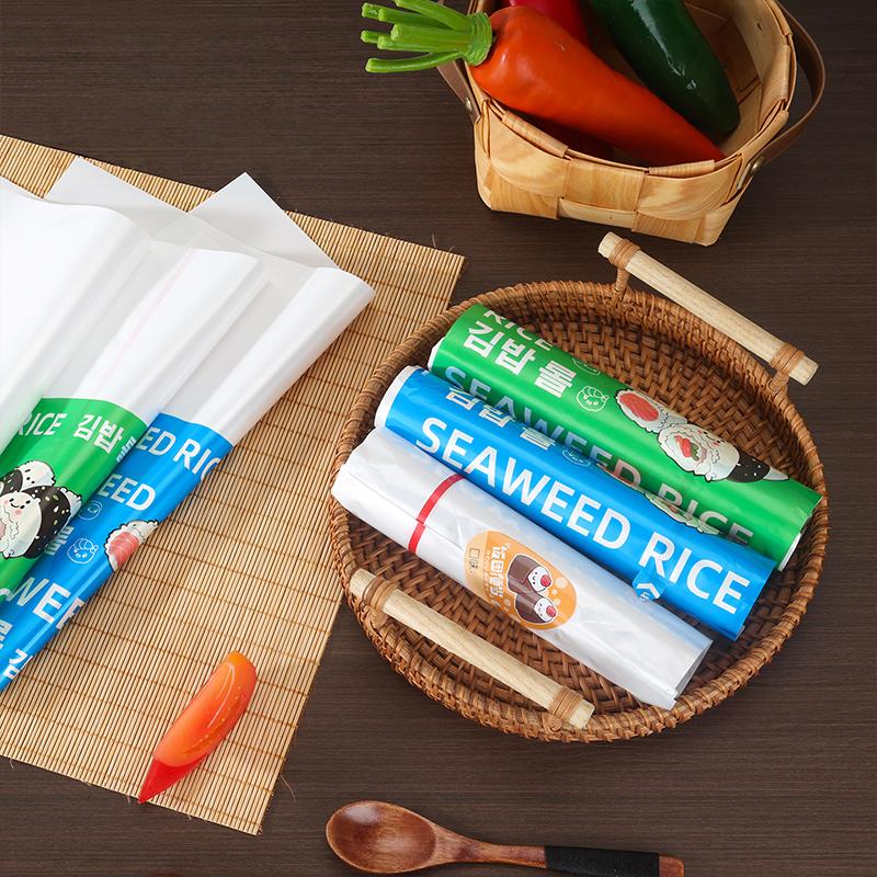 100 шт. Мультяшный Японский Пакет для Упаковки Суши-Роллов Портативный Пакет для Упаковки Рисовых Шариков Одноразовые Пакеты для Упаковки Рисовых Шариков Новый
