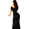Spring 2024 Women's Off-Shoulder Sleeveless Bodycon Formal Dress