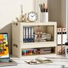 Desktop Multi-function Dustproof Storage Cabinet with Drawers for Office Stationery