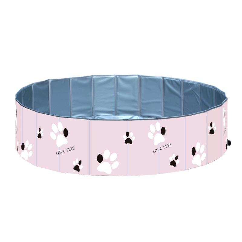 Foldable Pet Swimming Pool Large Dog Bath Tub Collapsible Wash Basin for Golden Retriever Cat Indoor Outdoor Water Play Pool
