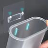 Bathroom Wall Mounted Toothbrush Toothpaste Holder Dental Cosmetic Storage Box Kitchen Chopsticks Spoon Storage Rack Organizer
