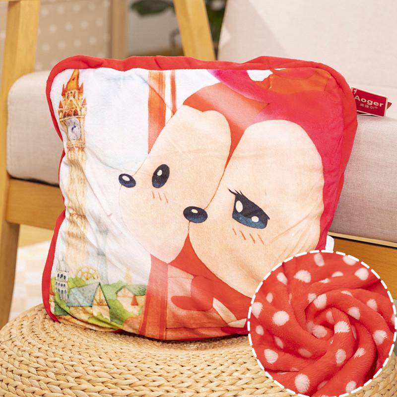 Мультяшный Очаровательный Стиль Зверополис Кондиционер Плед Плюшевая Коллекция Подушка