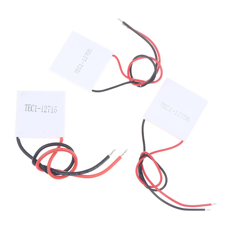 Tec1-12705 12706 Tec1-12715 Термоэлектрический охладитель Пельтье 40*40 мм 12 В Полупроводниковый элемент охлаждения Модуль