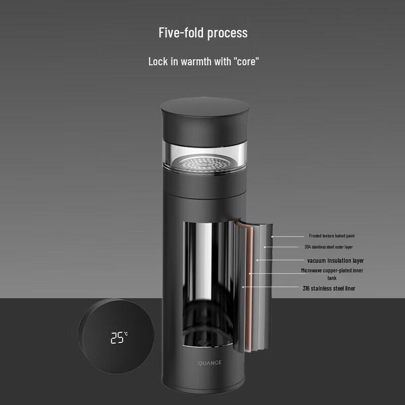 QUANGE Smart Tea Infuser Insulated Mug PC505