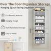 5-Layer Hanging Door Organizer - Large Capacity Storage Pockets for Wardrobe/Bathroom, Space Saving