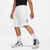 Быстросохнущие вязаные баскетбольные шорты Air Jordan Rise в полоску с треугольным принтом, мужские брюки белого цвета BV5265-100
