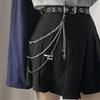 Gothic Star Waist Chain Metal Alloy Multi-layer Key Chains Fashion Jeans Chain  For Women Man