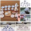 15Pcs Doll House Tableware Kitchen Dollhouse Teapot 1:12 Miniature Porcelain Tea Cup Set Dollhouse