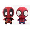 New Cute Spiderman Deadpool Plush Keychain Cute Super Hero Stuffed Doll Soft Figure Home Desk Decor Collectible Gift for Marvel Movie Comic Hobby Fans