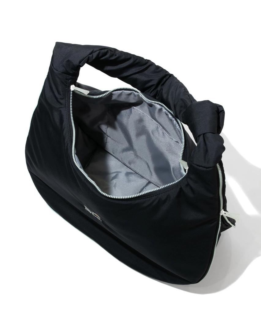 [go Slow Caravan] 338103 Fluffy Moon Shoulder Bag, Black, Free Size