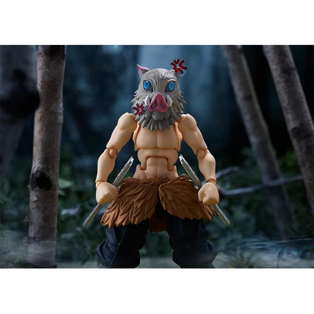 Фигма Убийца Демонов: Kimetsu no Yaiba Inosuke Kuhira DX edition немасштабная подвижная фигурка, окрашенная в АБС и ПВХ