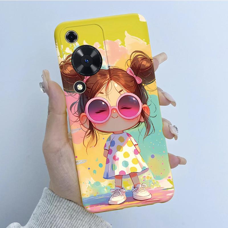 Case For Huawei Nova Y72 Butterfly Floral Girl Design Soft TPU Silicone Back Cover For Huawei Nova Y 72 MGA-LX3 Enjoy 70 Fundas
