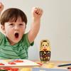 6-слойная русская матрешка в виде животных, деревянная пирамидка из фигурок животных, подарок на день рождения