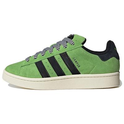 Campus 00s Solar Green Черные женские кроссовки Core-Black Off-White HQ4409