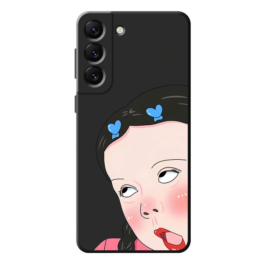 Забавный Милый Дизайн Девочка Мальчик Чехол для Телефона для Samsung Galaxy S24 Ultra S21 5G S22 Plus S23 Ultra S21 FE S20 S23 FE S21 Силиконовый