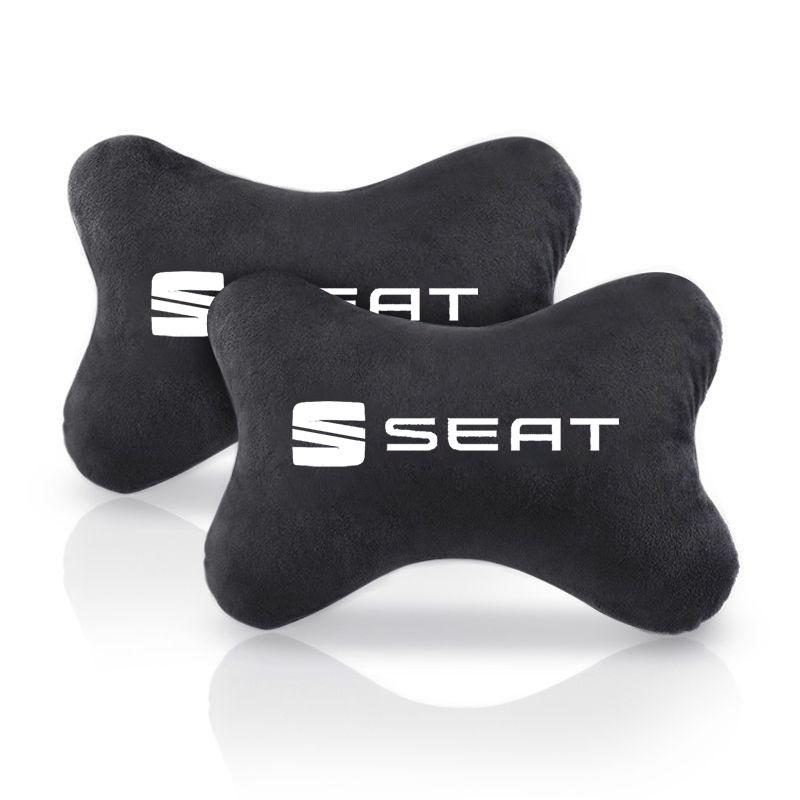 Car Seat Belt Protection Shoulder Pads Headrest Neck Pillow For Seat Leon 5F Ibiza Tarraco Arona Ateca Alhambra Auto Accessories