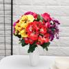 10 head Party Home Room  Wedding Artificial Silk Bouquet Pansy Flower Plant Bunch Floral Decor
