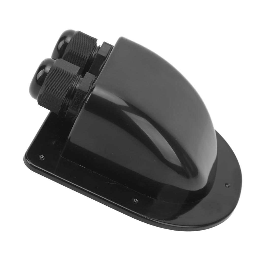 Cable Entry Gland Box IP68 Waterproof Weather Resistant Dual Cable Entry Housing for RV Roof Boat Yacht