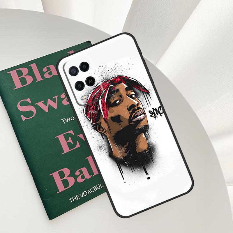 Рэпер 2pac Певец Тупак Чехол Для Oppo A52 A72 A76 A96 A54 A74 A94 A54S A57S A58 A78 A98 A57 A77 A15 A16 A17 Обложка