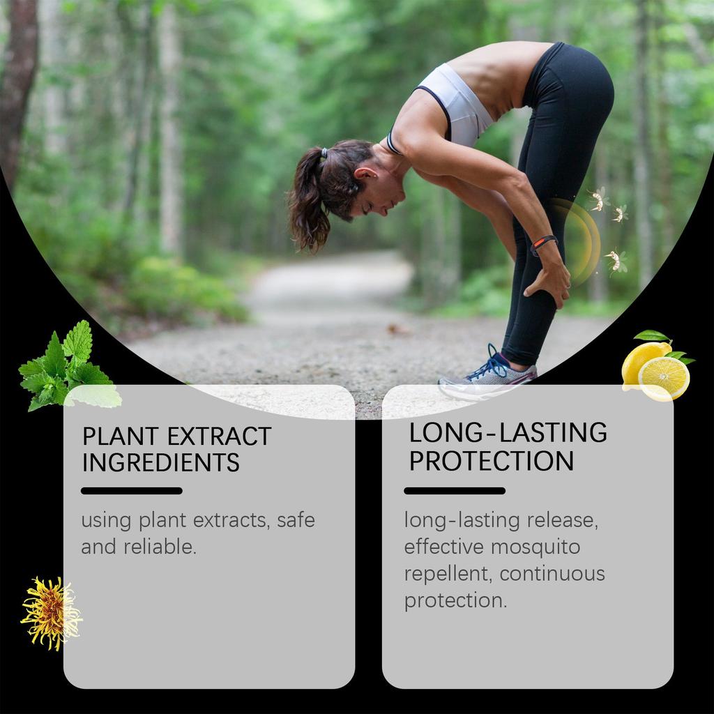 Браслет с растительным маслом, свежий, нежный, легкий и портативный, для тела, силиконовый браслет для улицы 2 мл