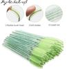 New Crystal Eyelashes 50 Pcs Diamond Handle Brush Mascara Wands Applicator Cosmetic Brush Disposable