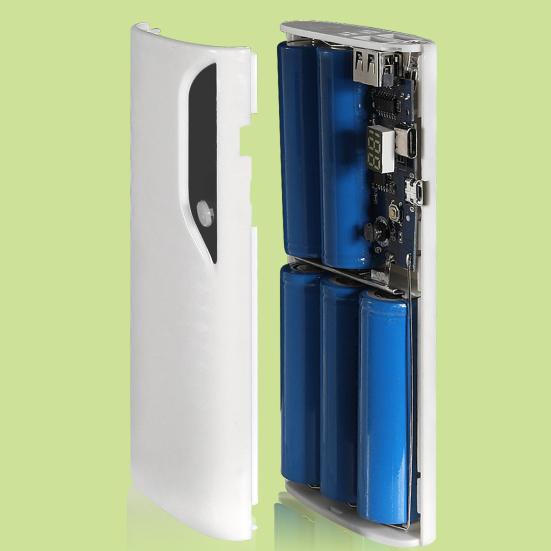 Интерфейс Power Bank для телефона 5 секций 18650 Беспаечный Type-C/Micro Зарядное устройство для мобильной батареи Бокс для телефона