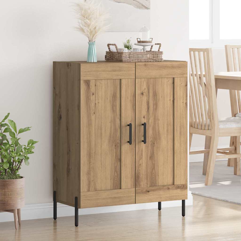 Sideboard Artisan Oak 69.5 x 34 x 90 cm Particleboard and Iron