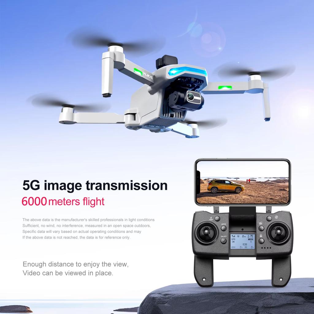Новый профессиональный дрон S135 8K ESC с двойной камерой, 3-осевым подвесом, 5G WIFI FPV, GPS-позиционированием, бесщеточным лазером, предупреждающим препятствия, RC-квадрокоптером, игрушка в подарок