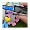 Solid Heart Resin Flatback Valentine's Day Gifts Sweet Heart Jewelry Beads for Hair Accessories Scrapbooking