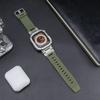 Силиконовый ремешок + чехол из ТПУ для Apple Watch Ultra2 10 46 мм 49 мм 44 мм 45 мм, защитный чехол-браслет для IWatch Series 9 8 7 6 SE