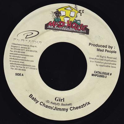 7-дюймовая пластинка BABY CHAM / JIMMY CHEEZTRIX - Girl MHPD28053 Mad House 2003 Ямайка Регги, Ска и Даб Б/У