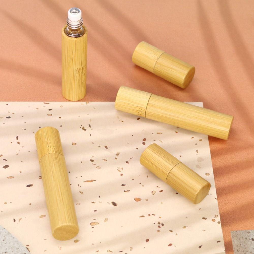 Пробные флаконы Роликовый флакон из бамбука Деревянный роликовый флакон Флаконы для духов Флаконы для эфирных масел