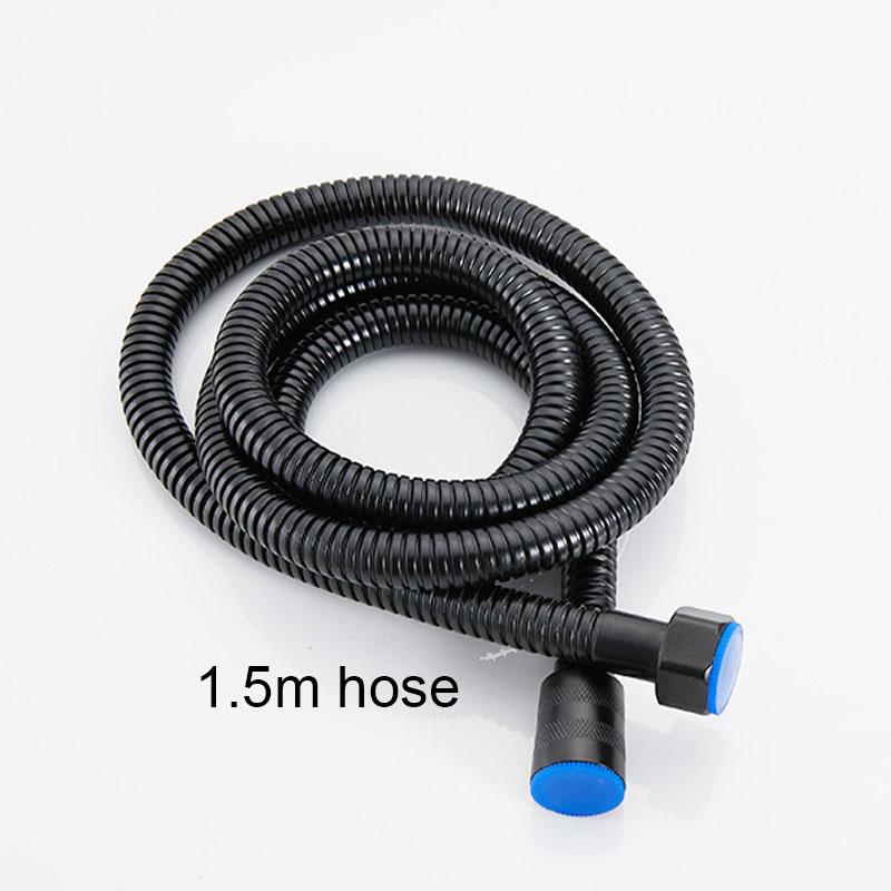 Черный душевой набор, смеситель для душа со шлангом и переключателем с одной ручкой, Ues To бытовой спринклер, набор для ванной комнаты, отеля, набор из чистой меди