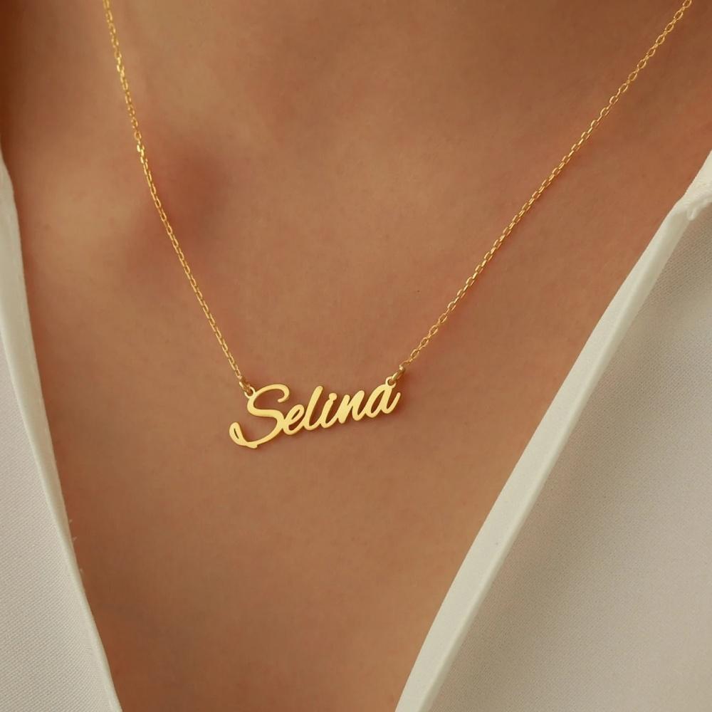 Stainless Steel 18k Personalized Necklace Mother's Day Christmas Gift Mother's Pendant Necklace